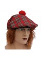 bonnet écossais + cheveux
