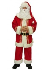 Costume complet de père noël grand luxe