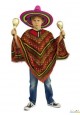 Poncho mexicain taille 6 à 14 ans