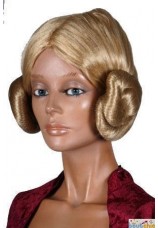 Perruque princesse Leia star wars