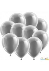 10 ballons argentés 30cm 