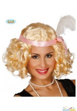 Perruque charleston avec bandeau 