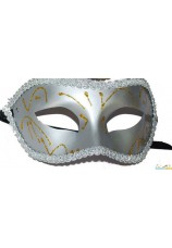 Masque noir et argent