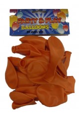 25 ballons standarts orange