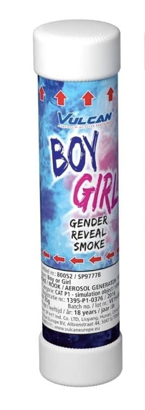 Fumigène pour Gender Reveal / Baby Shower - Rose