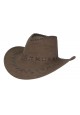  Chapeau de cow boy simili daim brun