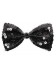 Noeud papillon paillettes noir