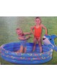 Piscine gonflable 150cm de diam x 32 cm de haut + fontaine