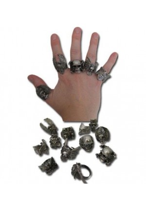 Bague bikers - halloween