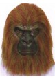 Masque de singe / gorille en latex + perruque