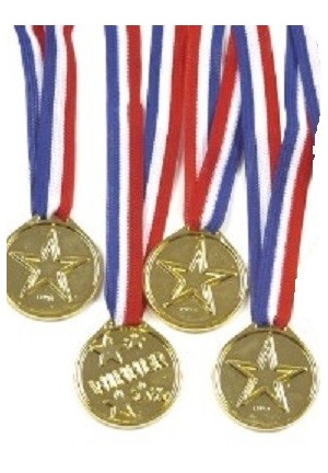 Médailles 4X 
