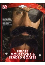moustache et barbe pirate