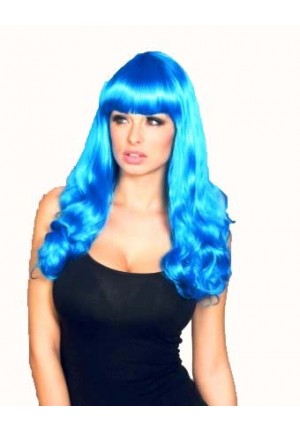 longue bleue turquoise