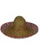 Sombrero naturel + bords coloré taille unique adulte /enfant