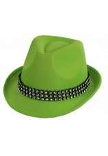 chapeau neon vert