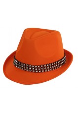 chapeau neon orange
