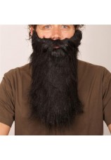 Longue barbe noire