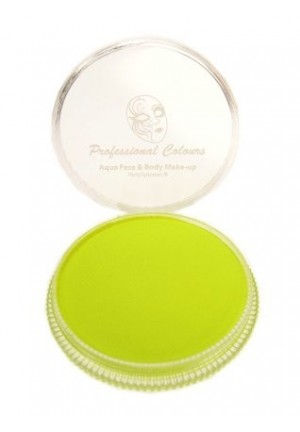 Maquillage pro aqua 30g jaune néon-fluo