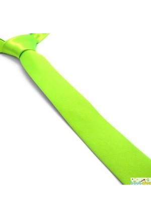 Cravate néon verte