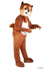 Costume complet d' écureuil en peluche