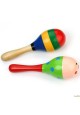 Maracas en bois (la paire)