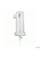 Ballon chiffre 40cm avec tige 