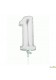 Ballon chiffre 40cm avec tige 1