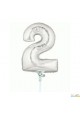 Ballon chiffre 40cm avec tige 2