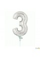 Ballon chiffre 40cm avec tige 3