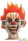 Masque de clown flammes halloween