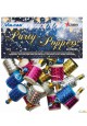 20 party poppers gold et silver