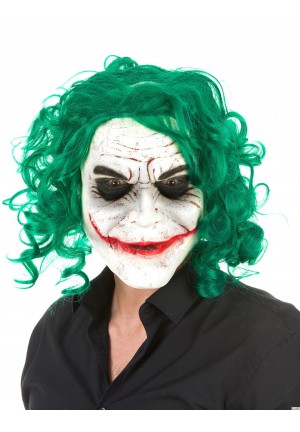 Masque de joker vert