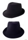 chapeau kojak noir