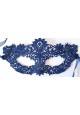 Masque en dentelle bleu