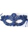 Masque en dentelle bleu