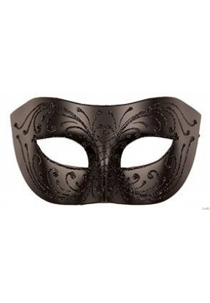 Masque venitien homme noir