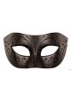 Masque venitien homme look cuir 