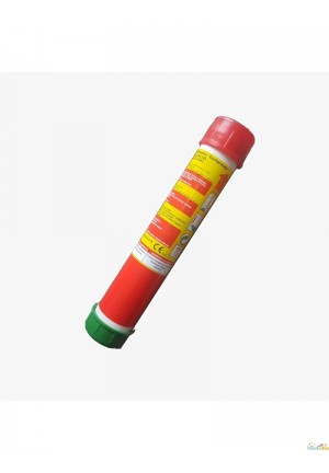 Torche fumigène a main rouge
