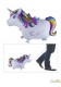 Ballon aluminium licorne qui marche