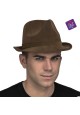 chapeau funk marron