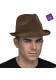 chapeau funk marron
