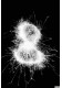 sparkler chiffre 8