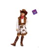 cowgirl blanche et marron