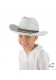 chapeau de cowboy enfant blanc