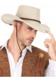 chapeau cow boy cuir look