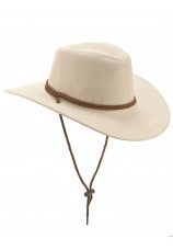 chapeau cow boy cuir look