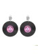 boucles d'oreilles disque 