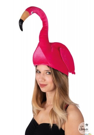 chapeau flamant rose