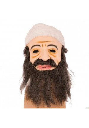 masque integral en latex homme arabe avec barbe