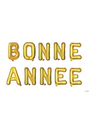 ballons bonne année or